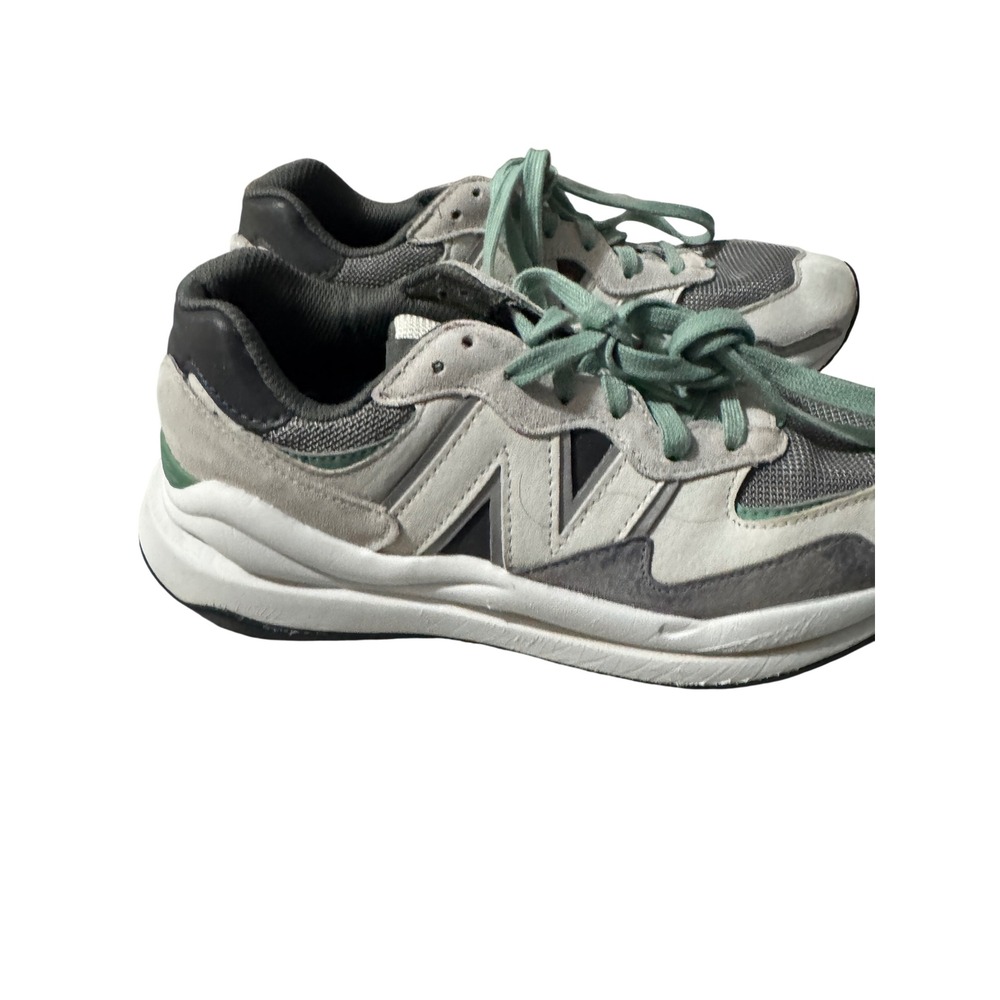 New Balance 57/40 Womens Sneakers Grey White Mint Green Lifestyle Shoes 7.5